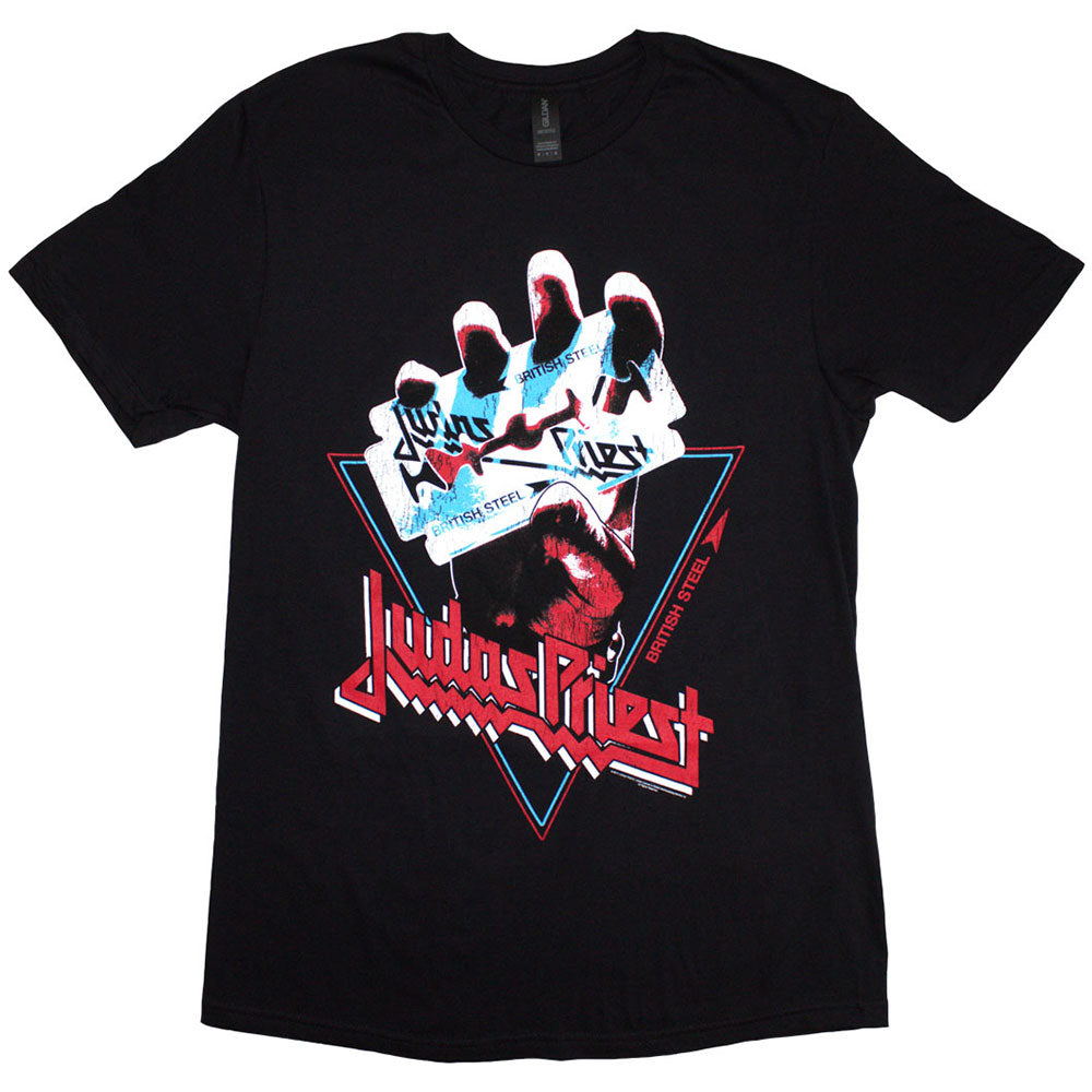 Judas Priest T-Shirt: British Steel Hand Triangle
