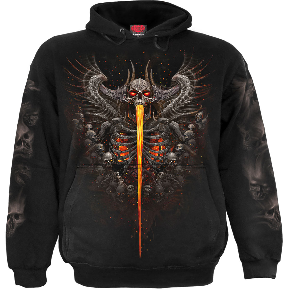 Spiral Pullover Hoodie: Gates Of Hell