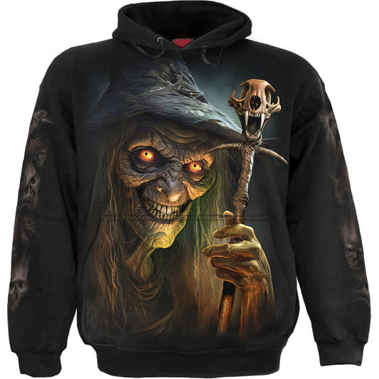 Spiral Pullover Hoodie: Witch's Brew