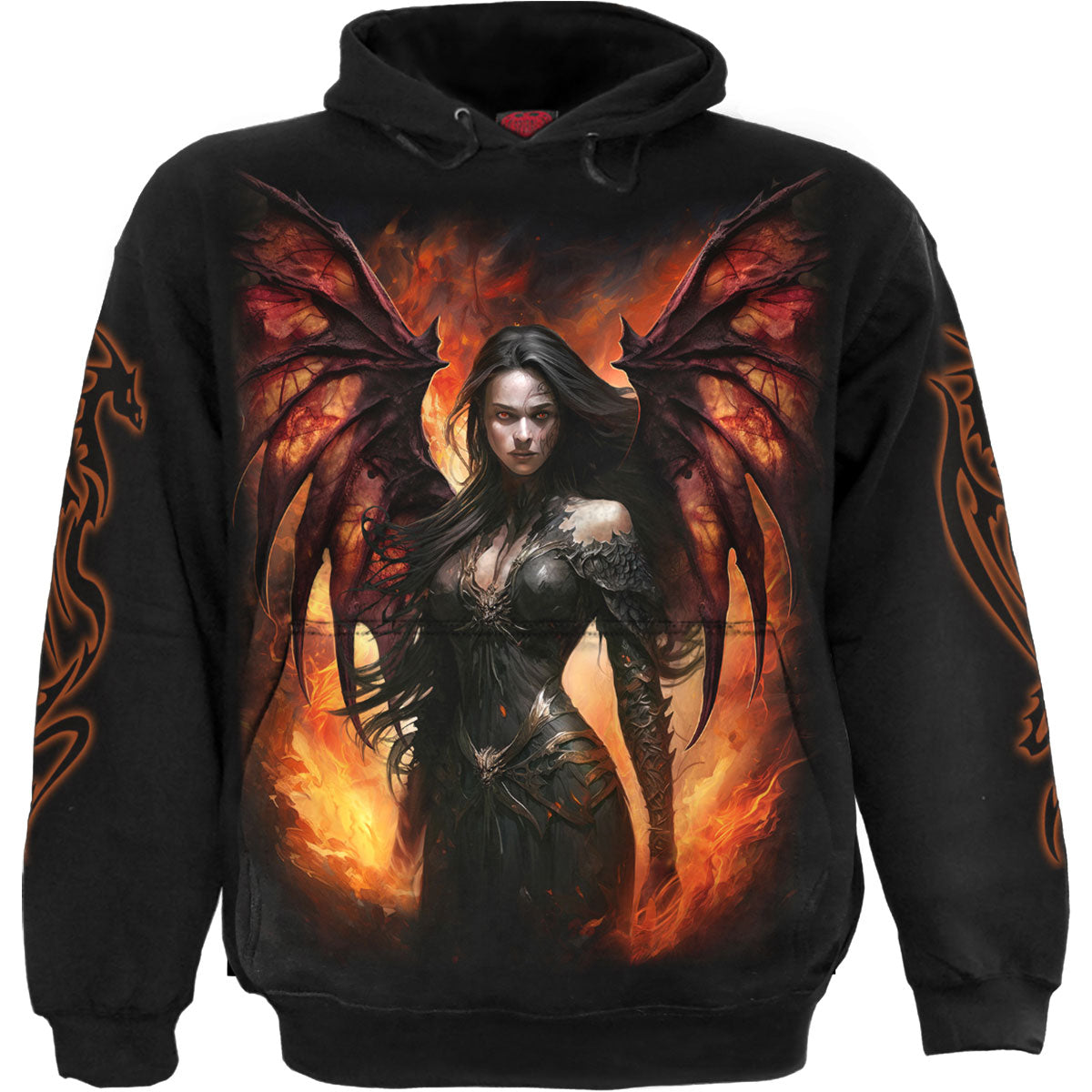 Spiral Pullover Hoodie: Draco Queen