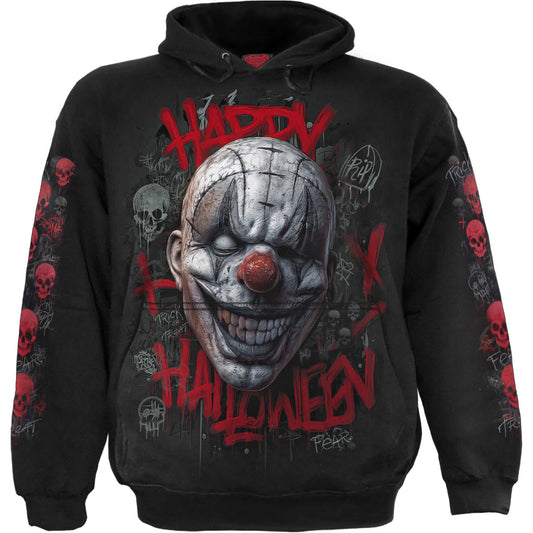 Spiral Pullover Hoodie: Happy Horroween