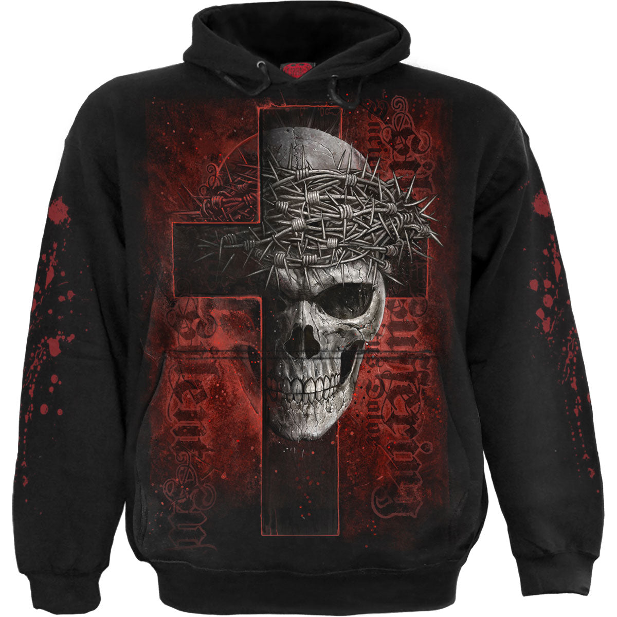 Spiral Pullover Hoodie: Silent Suffering