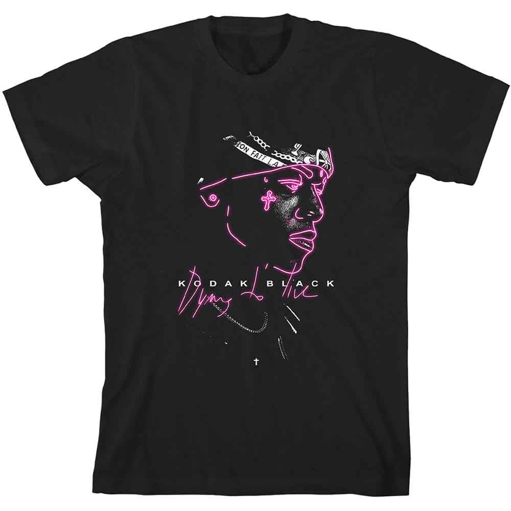 Kodak Black T-Shirt: Neon Outline