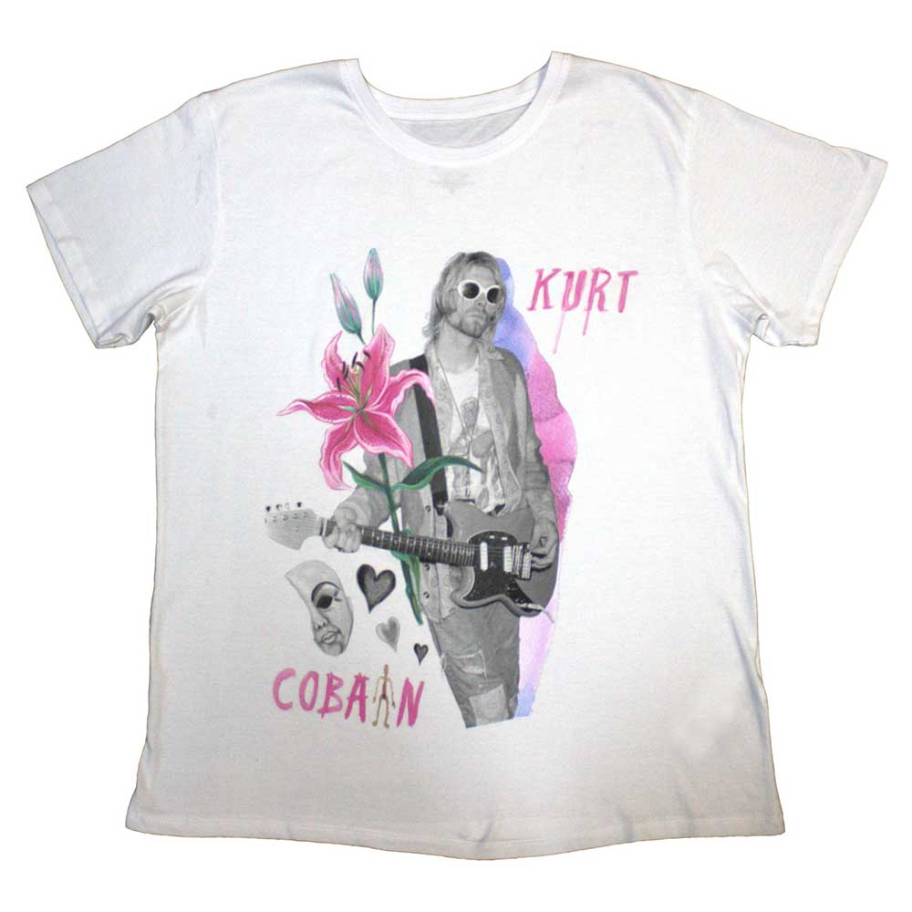 Kurt Cobain T-Shirt: Flower