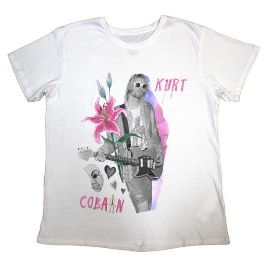Kurt Cobain T-Shirt: Flower