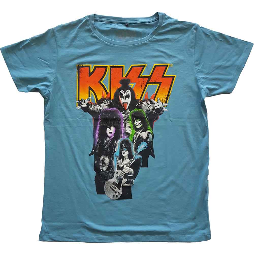 KISS T-Shirt: Neon Band