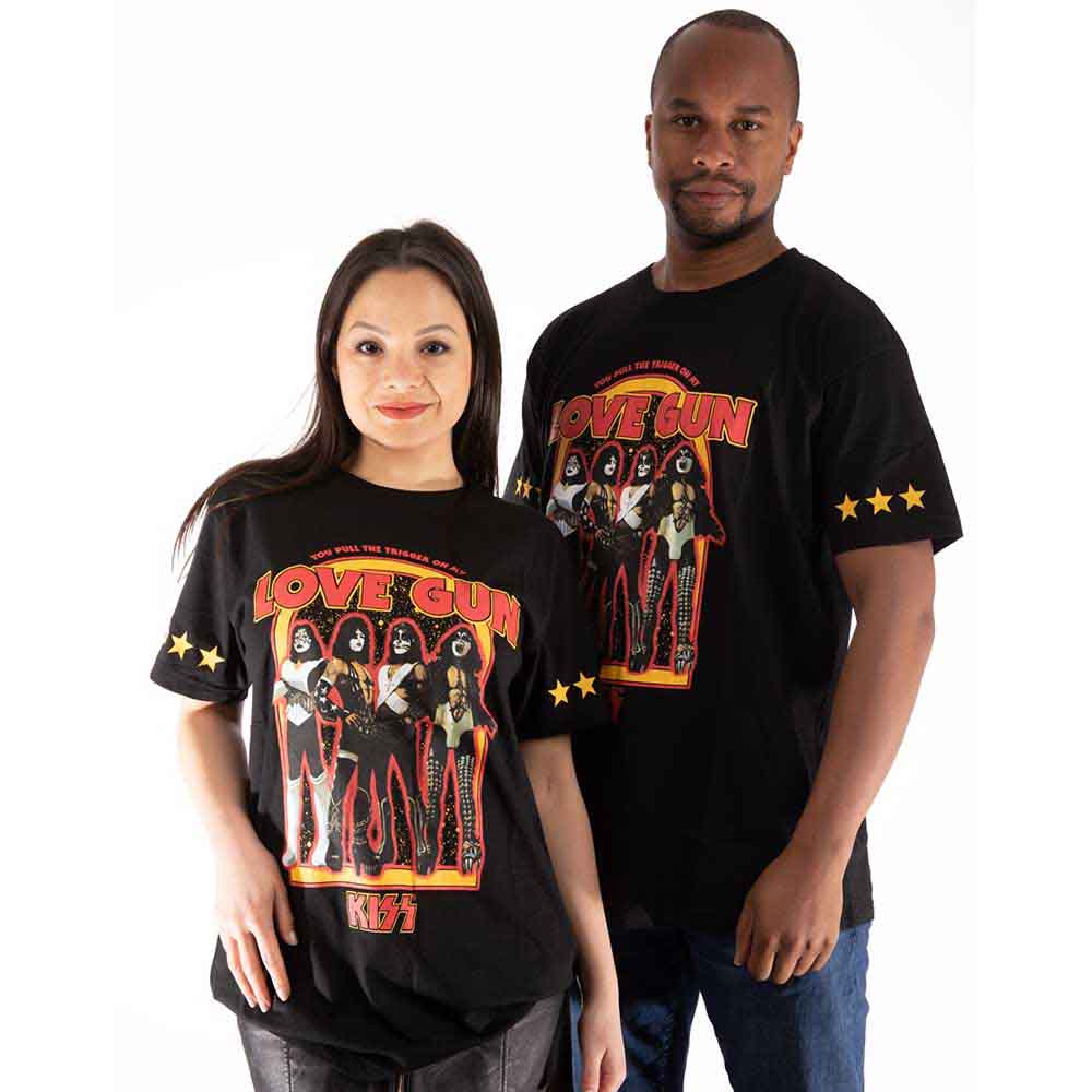 KISS T-Shirt: Love Gun Stars