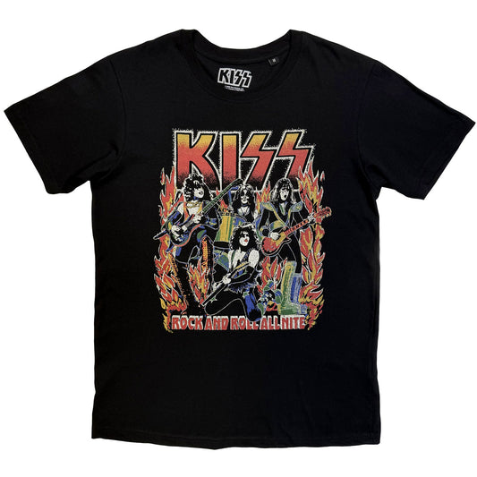 KISS T-Shirt: Rock And Roll All Nite