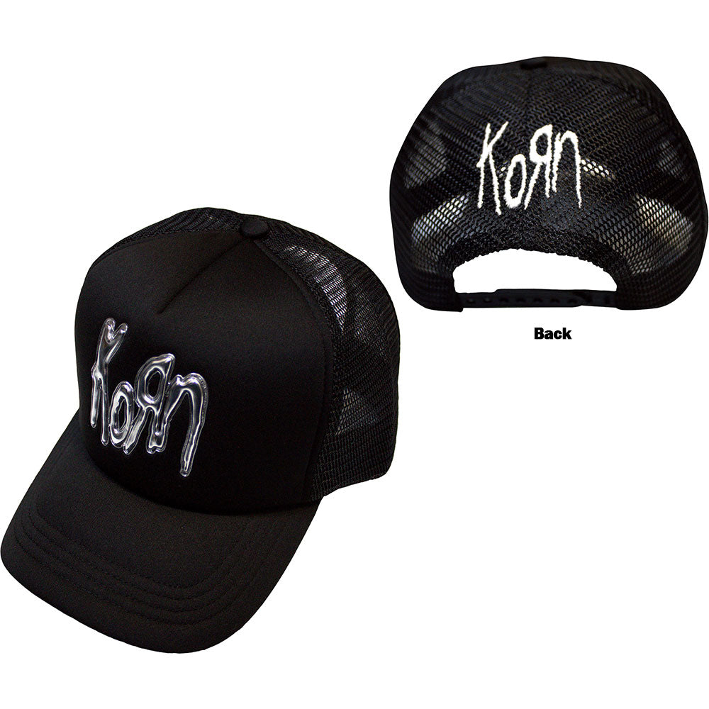 Korn Baseball Cap: Sonic Silver Logo