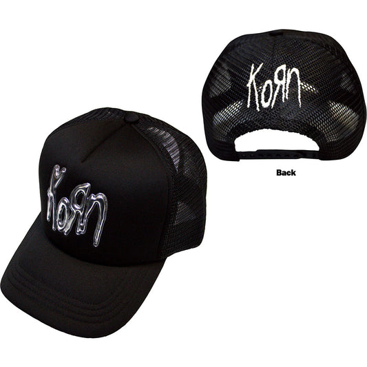 Korn Baseball Cap: Sonic Silver Logo