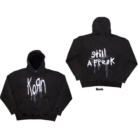 Korn Stone Wash Pullover Hoodie: Still A Freak