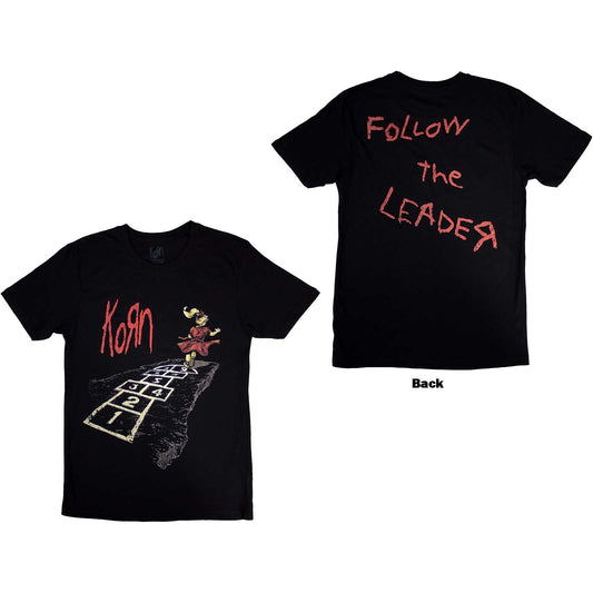 Korn T-Shirt: Follow The Leader Hopscotch