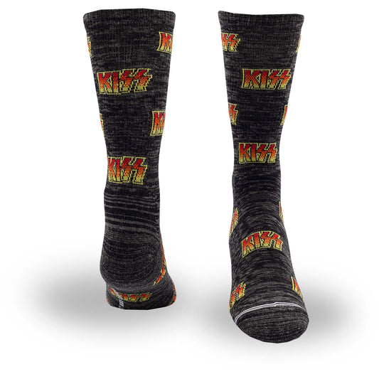 KISS Crew Socks: Allover Logo