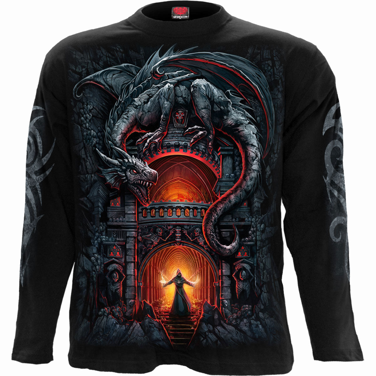 Spiral Long Sleeve T-Shirt: Dragon's Lair
