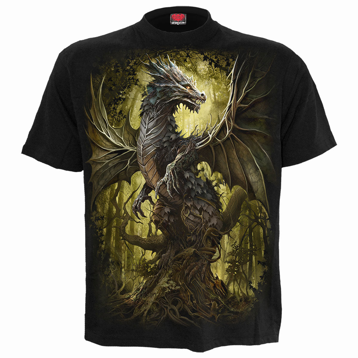 Spiral T-Shirt: Oak Dragon