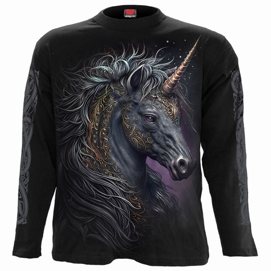 Spiral Long Sleeve T-Shirt: Celtic Unicorn