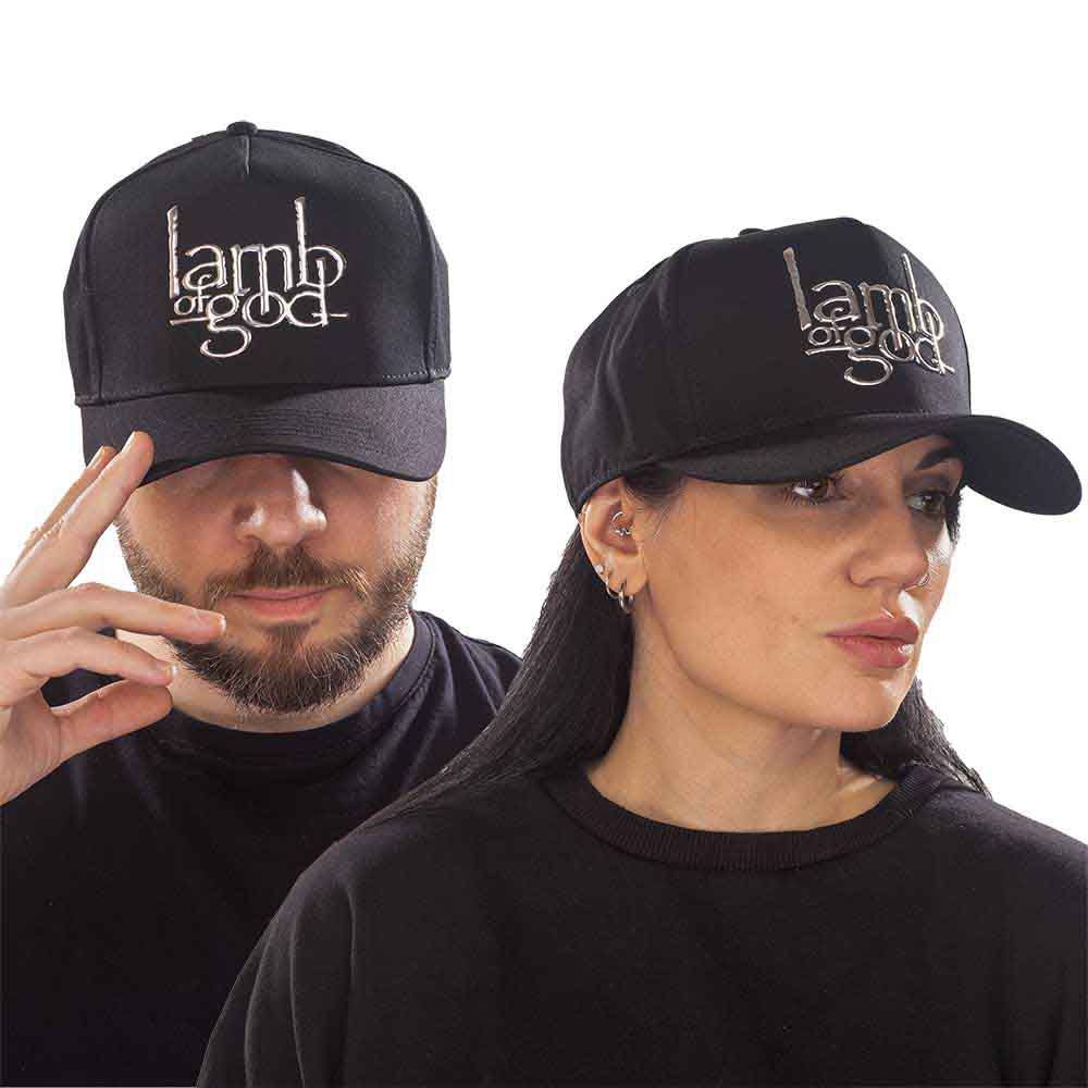 Lamb Of God Baseball Cap: Sonic Silver Logo
