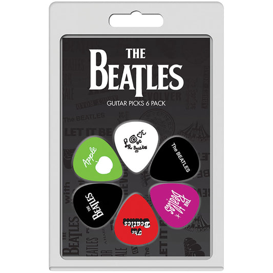 The Beatles Plectrum Pack: Logos 6-Pack