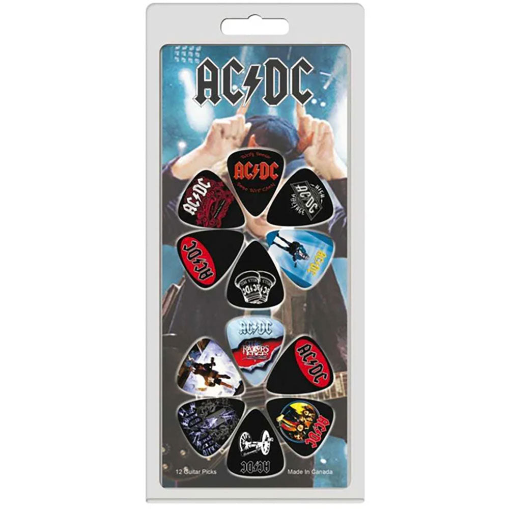 AC/DC Plectrum Pack: Album Covers 12-Pack
