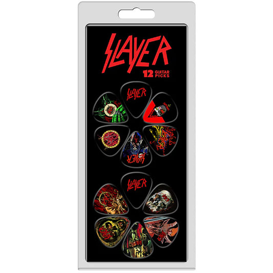 Slayer Plectrum Pack: Album Covers 12-Pack