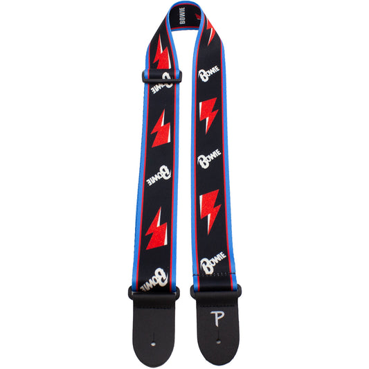 David Bowie Guitar Strap (Poly): Flash