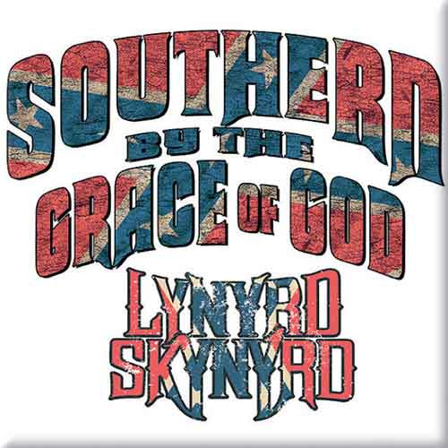 Lynyrd Skynyrd Magnet: Southern By The Grace Of God