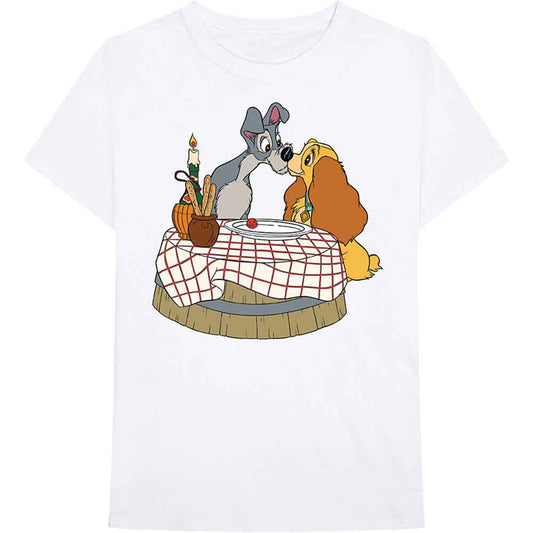 Disney T-Shirt: The Lady & The Tramp Kissing Pose