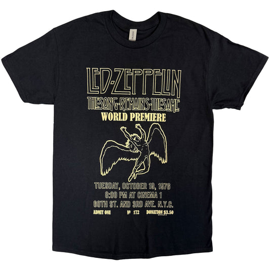 Led Zeppelin T-Shirt: TSRTS World Premier