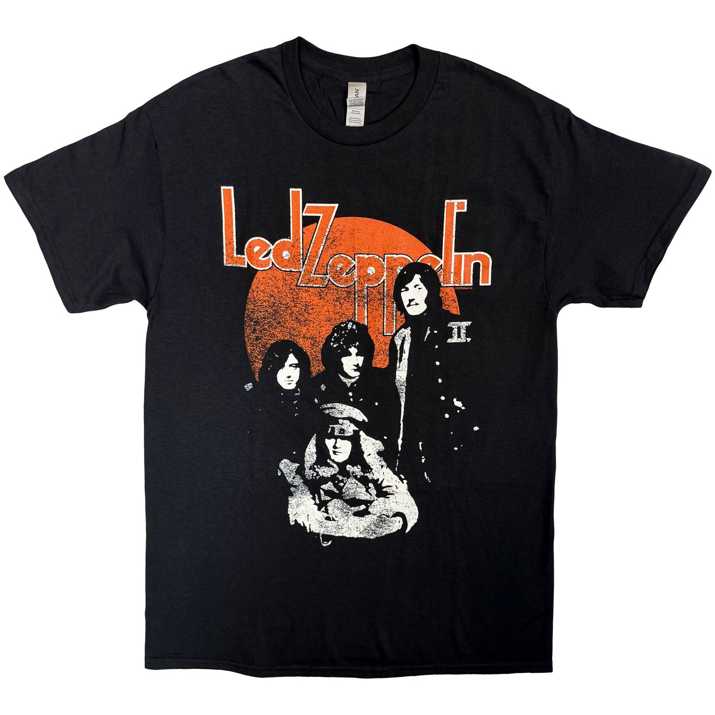 Led Zeppelin T-Shirt: Orange Circle