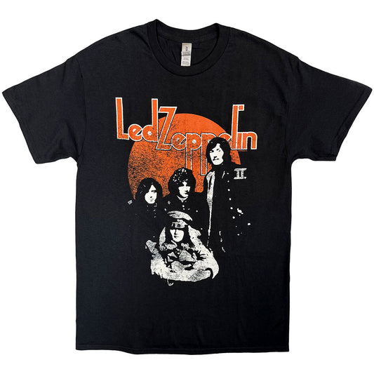 Led Zeppelin T-Shirt: Orange Circle