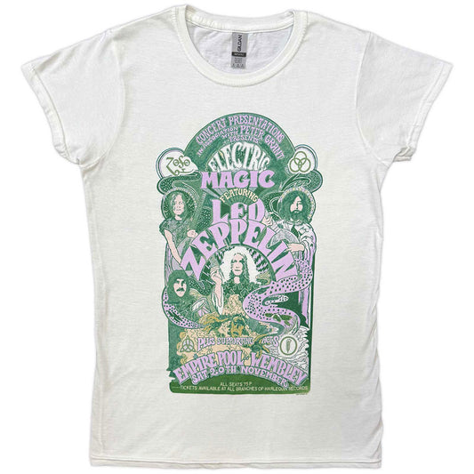 Led Zeppelin Ladies T-Shirt: Electric Magic
