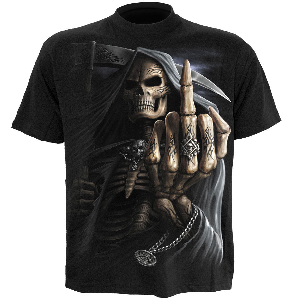 Spiral T-Shirt: Bone Finger