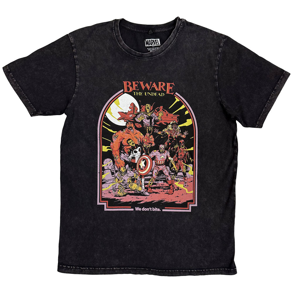 Marvel Comics Stone Wash T-Shirt: We Don't Bite