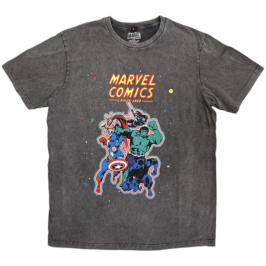 Marvel Comics Stone Wash T-Shirt: Avengers