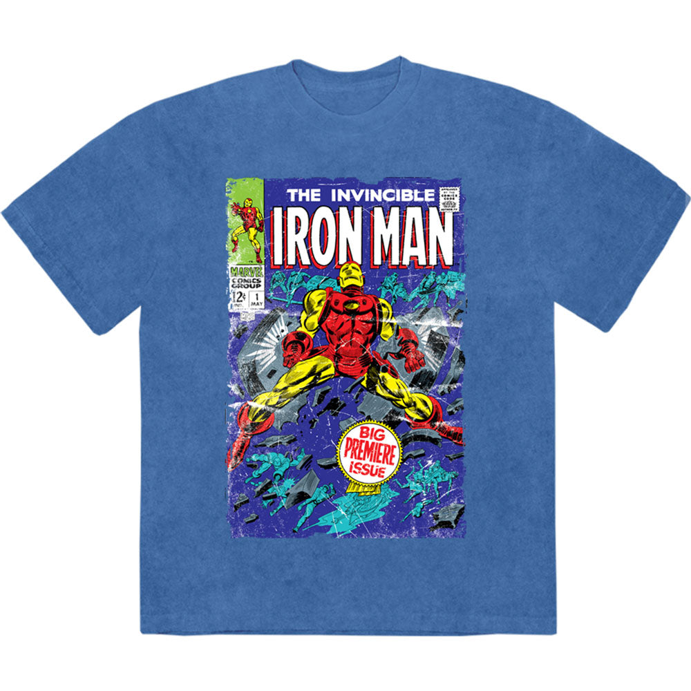Marvel Comics Stone Wash T-Shirt: The Invincible Iron Man