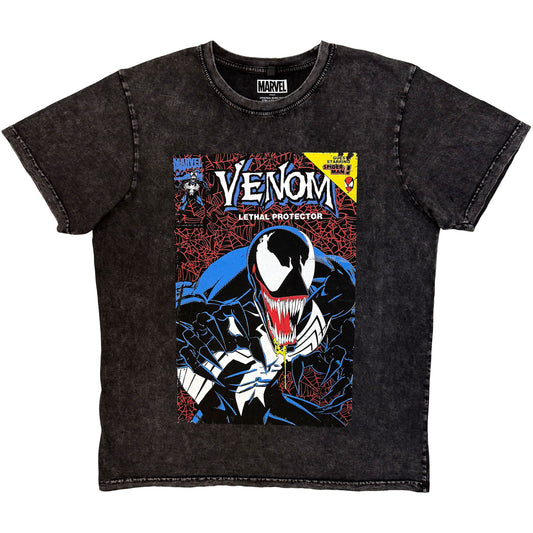 Marvel Comics Stone Wash T-Shirt: Venom Lethal Protector