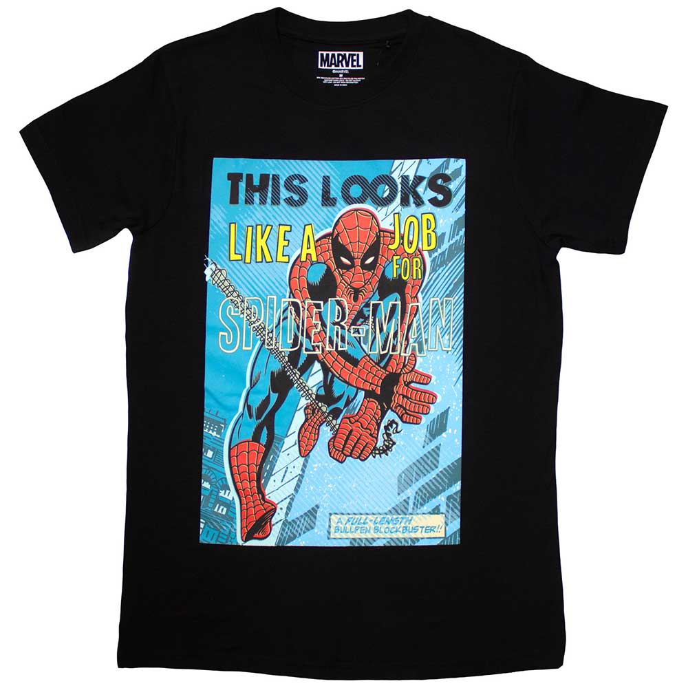Marvel Comics T-Shirt: Looks Like A Job For Spiderman