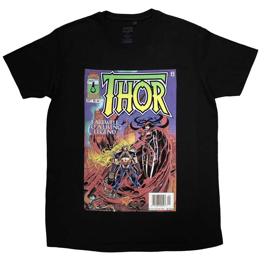 Marvel Comics T-Shirt: Thor Living Legend Comic Cover