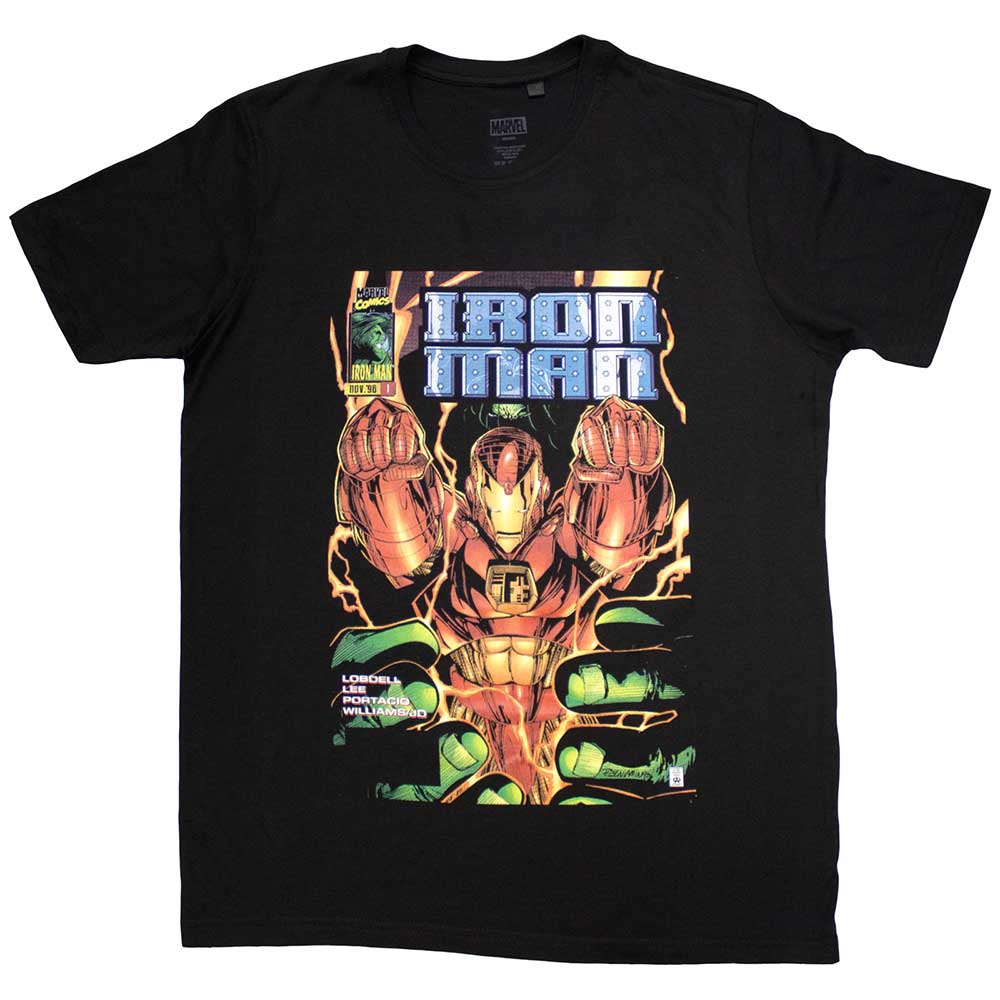 Marvel Comics T-Shirt: Iron Man Fist Comic Cover