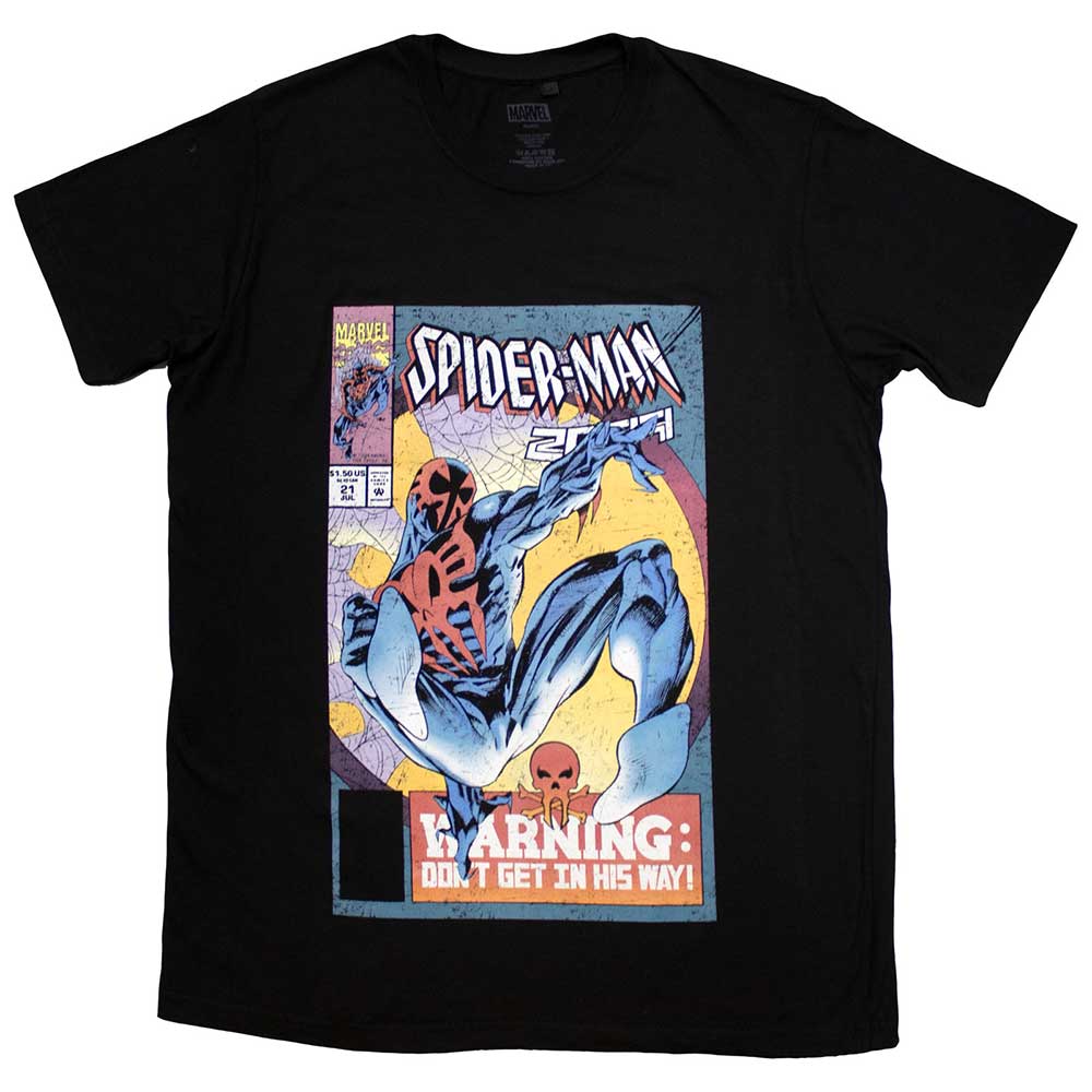 Marvel Comics T-Shirt: Spider-Man Warning Comic Cover