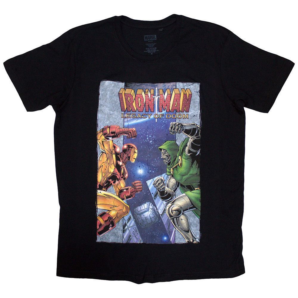 Marvel Comics T-Shirt: Iron Man vs Dr Doom