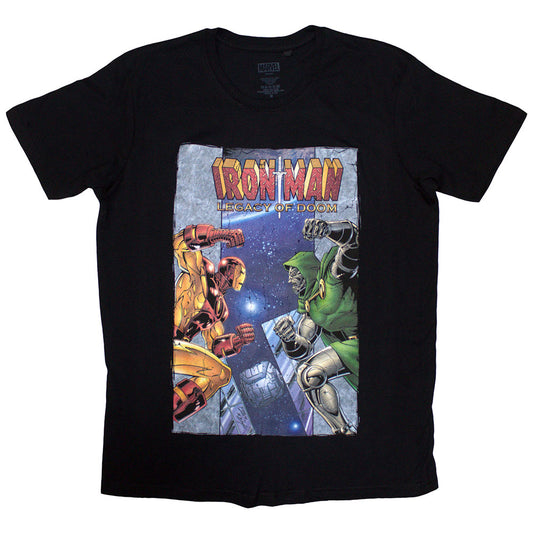 Marvel Comics T-Shirt: Iron Man vs Dr Doom