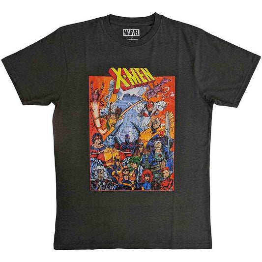 Marvel Comics T-Shirt: X-Men Full Characters Vintage