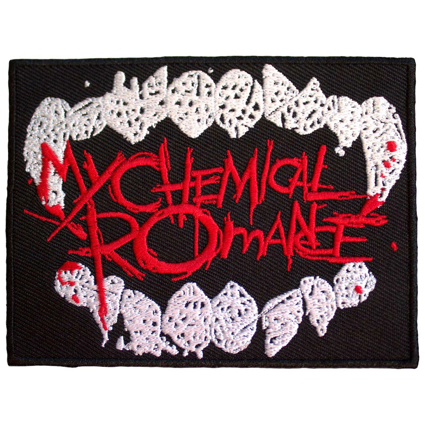 My Chemical Romance Patch: The Black Parade Logo Fangs