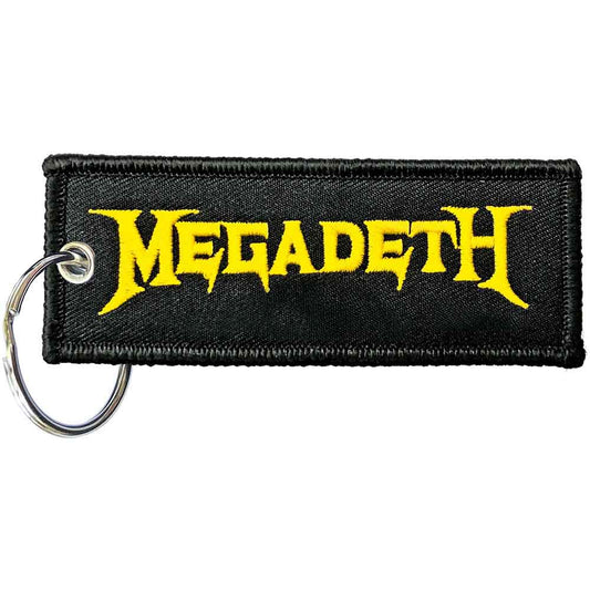 Megadeth Patch Keychain: Logo