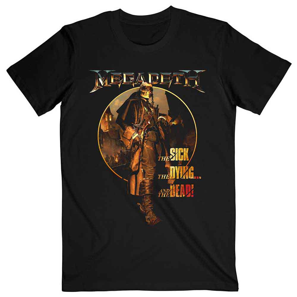 Megadeth T-Shirt: The Sick  The Dying And the Dead Circle Album Art