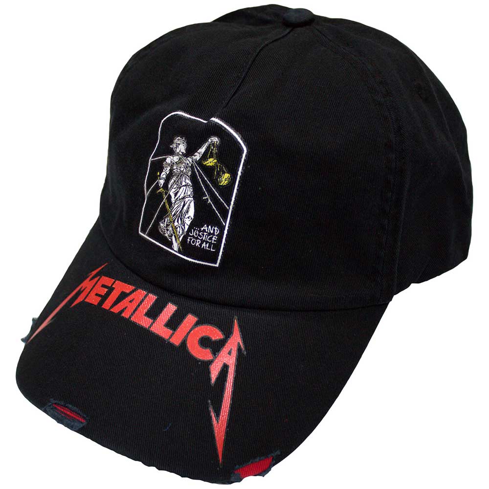 Metallica Baseball Cap: And Justice For All Tombstone