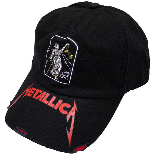 Metallica Baseball Cap: And Justice For All Tombstone