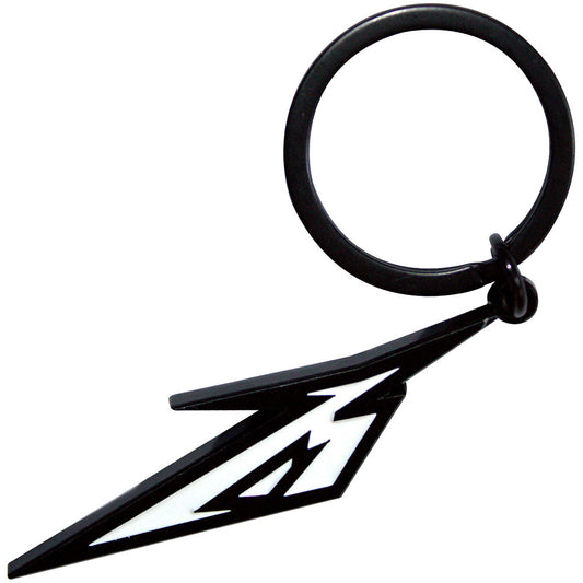 Metallica Keychain: Black & White M Logo