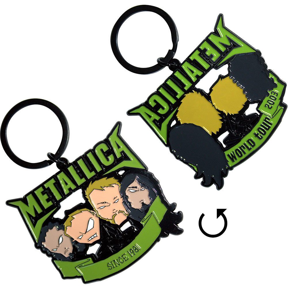 Metallica Keychain: Since 1981 Heads